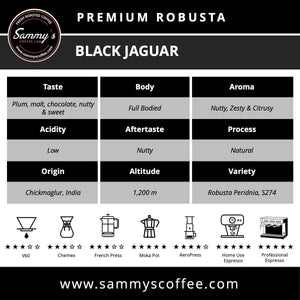 Black Jaguar | Premium Robusta - Sammy's Coffee 
